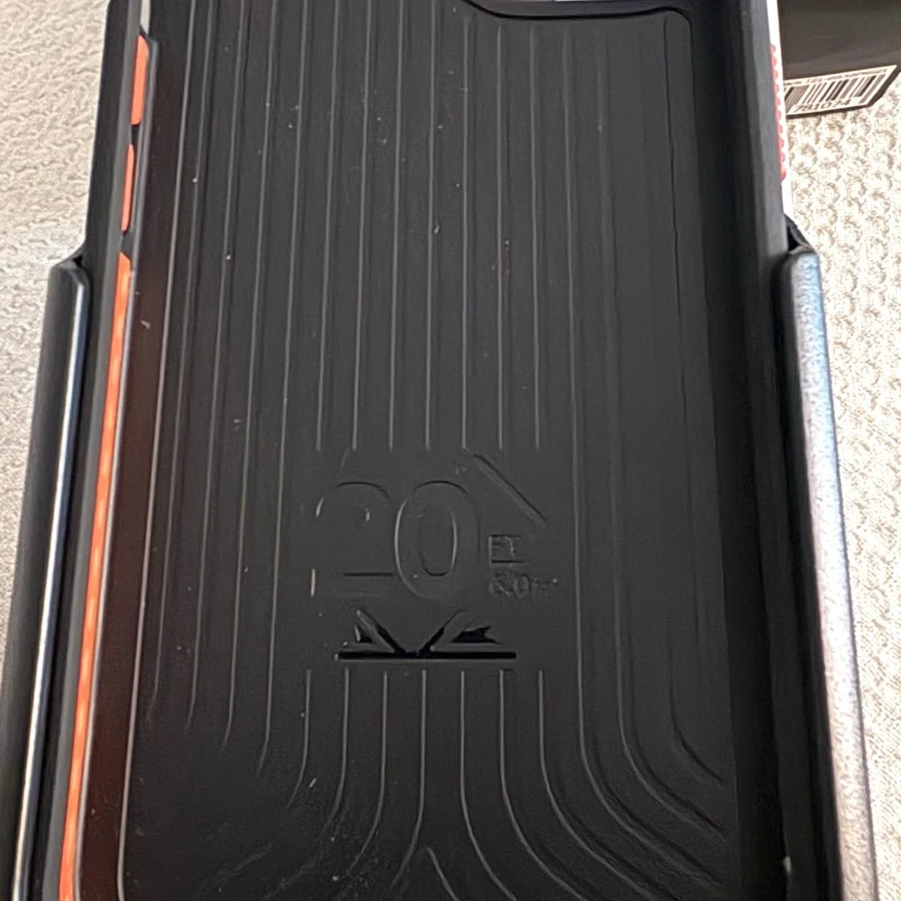 NEW Tech21 EvoMAX Case iPhone 13- 20 ft Drop Protection- Black / With Holster